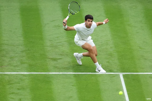 Un dominante Alcaraz avanza a semifinales de Wimbledon tras vencer a Rune en tres sets