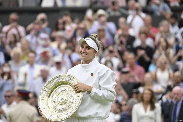 Vondrousova gewinnt als erste verheiratete Frau in Wimbledon seit der legendären Chris Evert