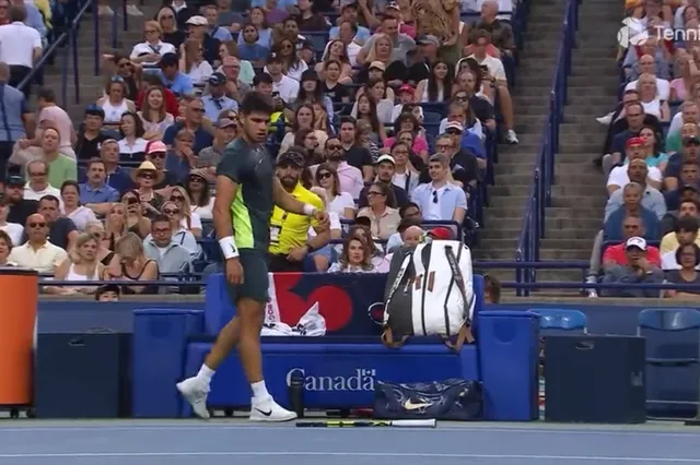 VÍDEO - Kyrgios defiende a Alcaraz tras el lanzamiento de raqueta en el Open de Canadá: "¿A quién coñ* le importa?"