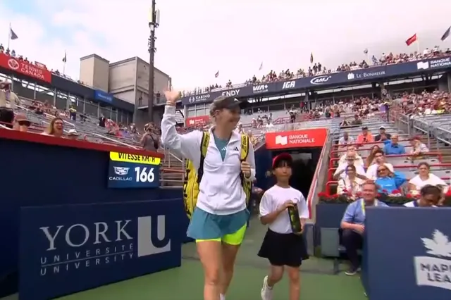 (VIDEO) "Caroline, just like you never left": Wozniacki returns to action after 1292 days at Canadian Open