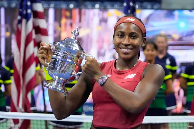 "Gott bringt dich durch Schwierigkeiten und Prüfungen", während der Vater "in 4K gefangen" ist, krönt Coco Gauff ihre eloquente Rede als neue amerikanische US Open 2023 Championesse