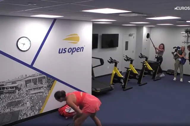 (VIDEO) Sabalenka smashes racket backstage after US Open final