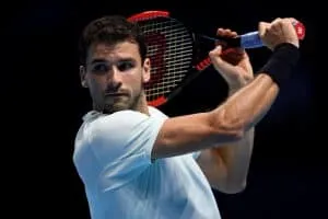 "Gracias por recordármelo": Grigor Dimitrov responde de forma hilarante al comentario de "jugador más viejo" en el Masters de Shanghai