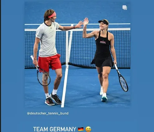 Angelique Kerber und Alexander Zverev besiegen Italien beim 2024 United Cup im Entscheidungsdoppel