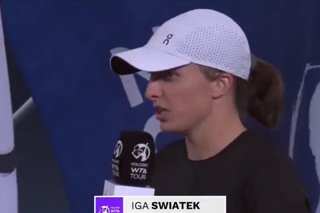 (VIDEO) Urkomische Verwirrung bei Iga Swiateks China Open-Siegerrede: "Ich weiß nicht, ob dies ein Interview oder eine Rede ist"