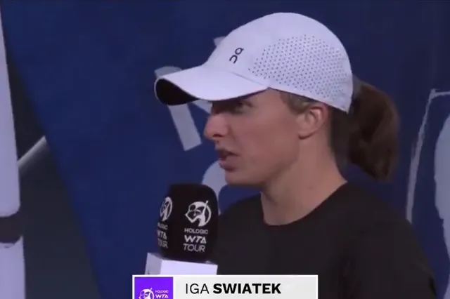 (VIDEO) Hilarious confusion in Iga Swiatek China Open winning speech: "I don't know if this is an interview or speech"