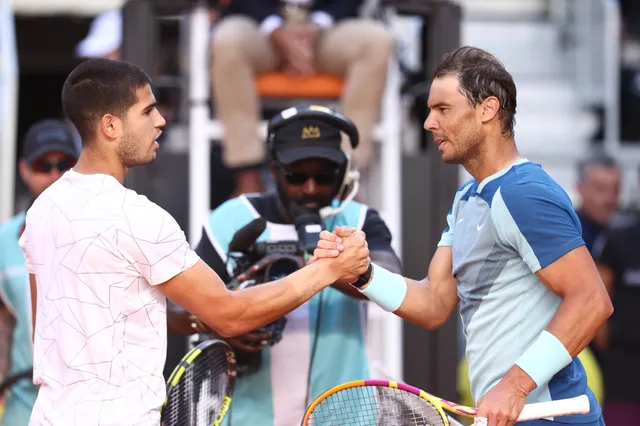 El flipante mural que inmortaliza el duelo entre Rafa Nadal y Carlos Alcaraz en el Madrid Open 2022