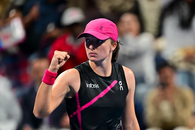 Irregular Iga SWIATEK battles past Sloane STEPHENS in Dubai Duty Free Tennis Championships