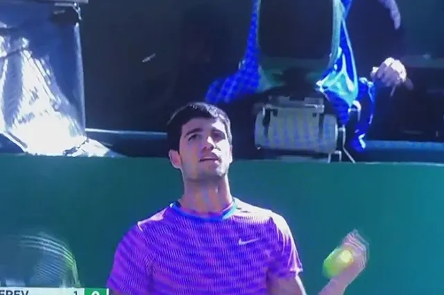 Carlos Alcaraz's manager confirms he suffered "a sting on the forehead" during the bee invasion in his match against Zverev at Indian Wells