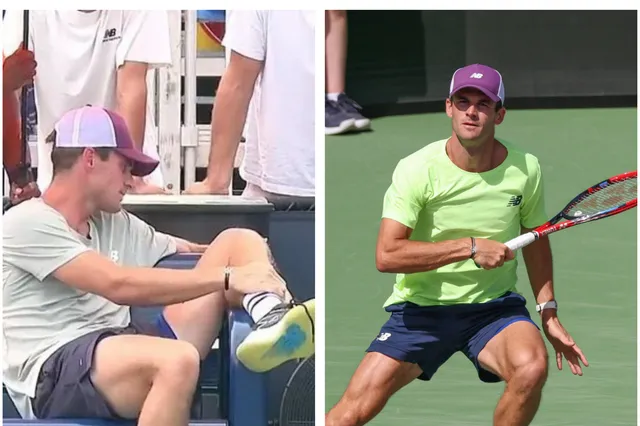 (VIDEO) Tommy PAUL forced to retire against Martin Damm Jr. at Miami Open after horrific ankle roll for second time in a week