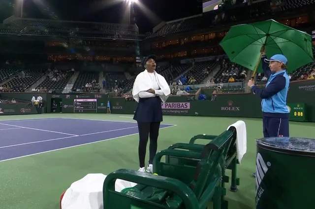 Play cancelled for the day at 2024 Indian Wells Open due to rain as Venus Williams and Caroline Wozniacki openers halted