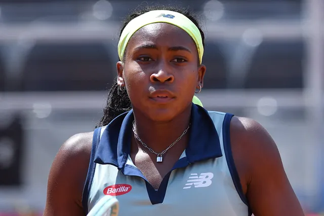 (VIDEO) Think fast: Coco Gauff leaps and dodges errant shot from Qinwen Zheng in dodgeball style match point at Rome Open