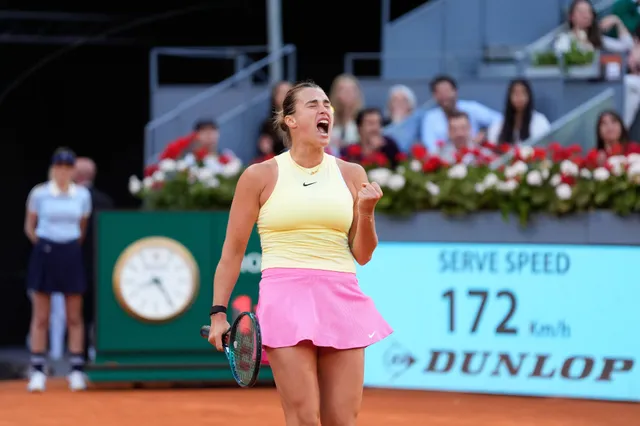 (VIDEO): Aryna Sabalenka enjoys Rafael Nadal-like moment during Rome Open