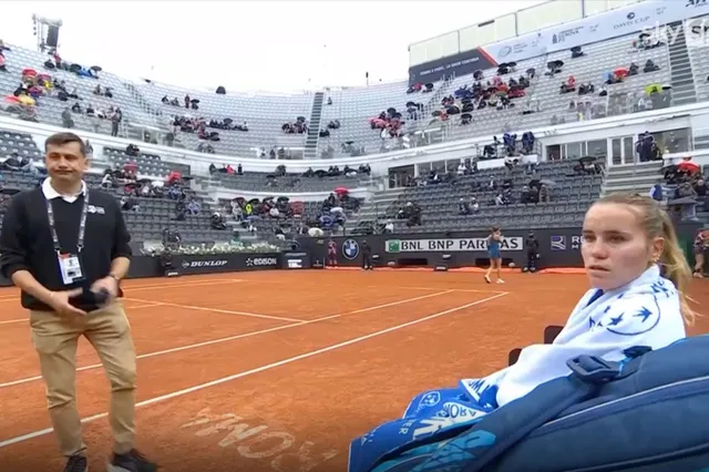 (VIDEO) Sofia Kenin rages at officials at Rome Open after being forced to play in rain, receives heavy booing from crowd
