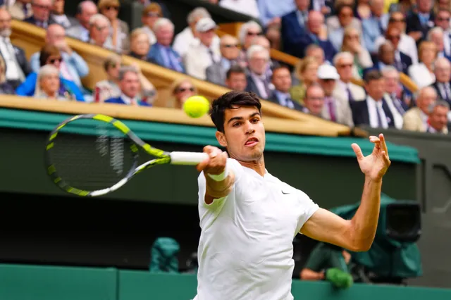 Carlos Alcaraz 'se pica' con el público de Wimbledon por la Eurocopa: "No he dicho que España iba a ganar, solo espero que sea un gran día"