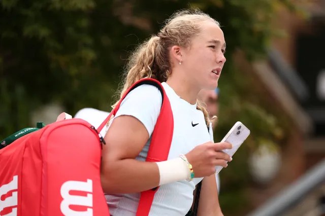 La divertida secuencia entre Daria Kasatkina y Mirra Andreeva entrenando en el US Open