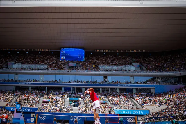 Spielplan /Vorschau 2024 Olympische Spiele Paris Tennis Tag Fünf - Mittwoch 31. Juli mit Djokovic, Koepfer, Kerber, Zverev und Nadalcaraz in Aktion