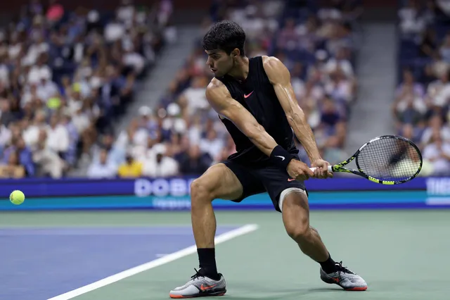 What happened to Carlos Alcaraz at the US Open 2024?