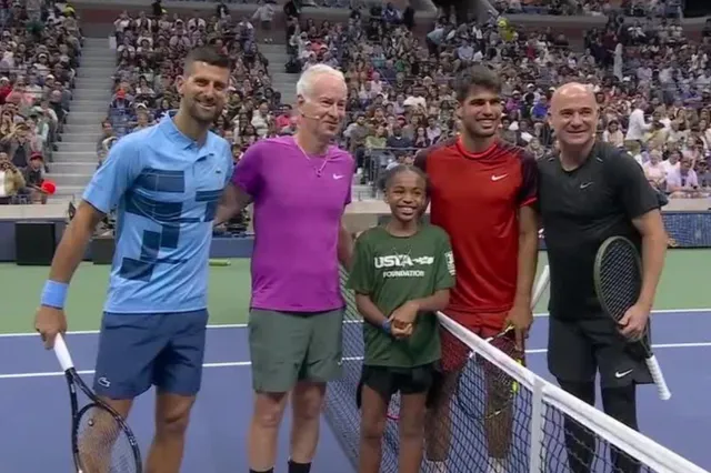 Novak Djokovic y John McEnroe se imponen a Carlos Alcaraz y Andre Agassi en una emocionante exhibición previa al US Open