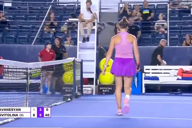 (VÍDEO) Elina Svitolina se niega a estrechar la mano de Elina Avanesyan pese a hacerse armenia