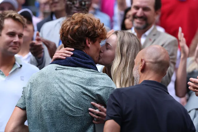 Jannik Sinner evita hablar de su beso con Anna Kalinskaya tras ganar el US Open: "No quiero responder"