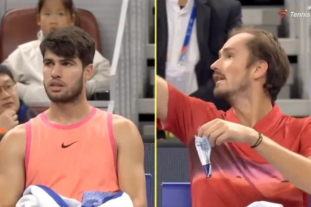 (VIDEO) "Hawkeye ist scheiße...traue Hawkeye nicht": Daniil Medvedev schimpft während der China Open-Niederlage gegen Alcaraz über die Linienrichter