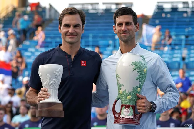 'Novak Djokovic is one of the greatest players of all time,' said Roger Federer