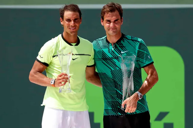 Roger Federer and Rafael Nadal earn ranking milestones