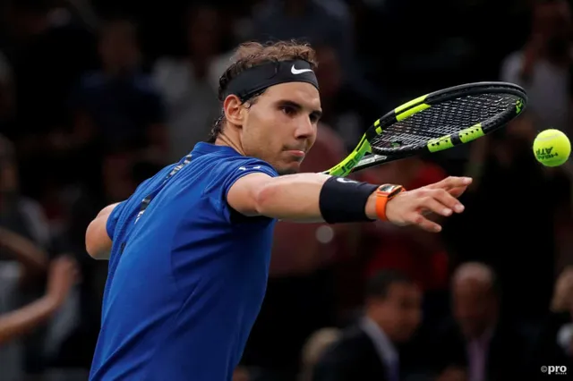 Nadal lands and begins training ahead of Paris Masters