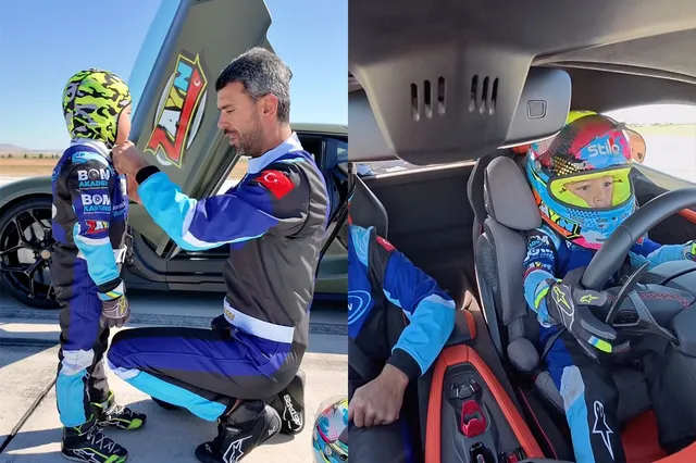 5-jarige breekt record en rijdt 312 km/u met een Lamborghini