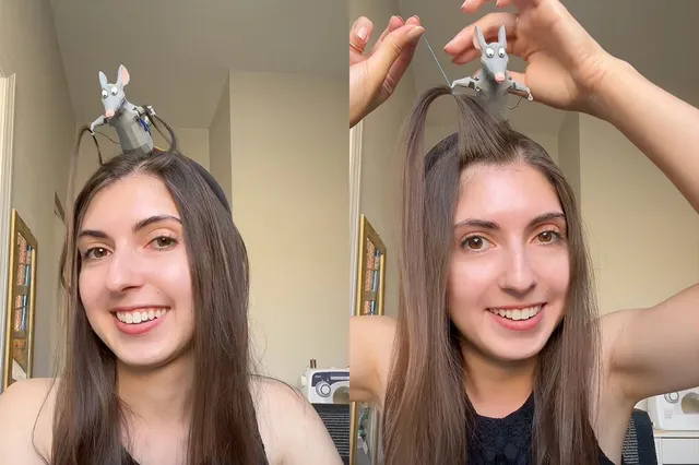 Christina maakt haar eigen robot Ratatouille Remy