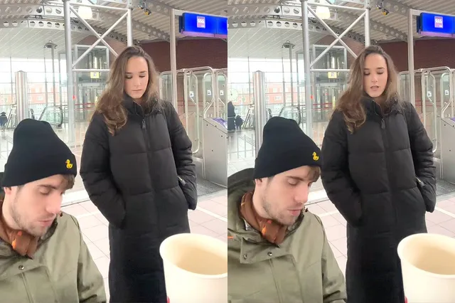 Lisa Rose doet Voila op station in Amersfoort