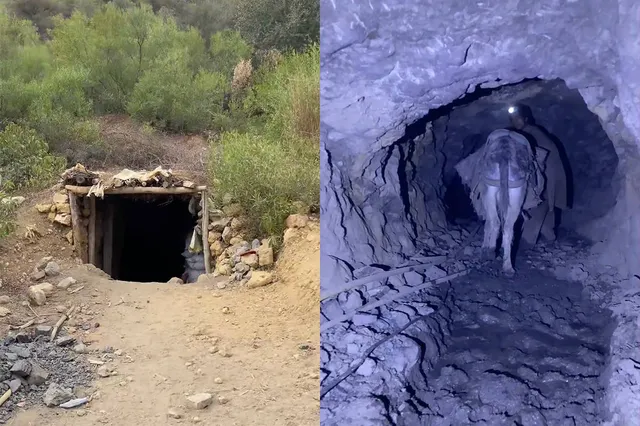 In deze mijn van zwarte diamant moet je geen claustrofobie hebben