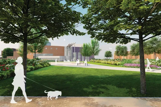 Vredesplein in Waalwijk wordt groene ontmoetingsplaats
