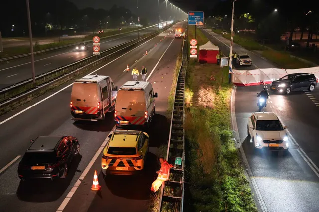 Vrouw (29) overlijdt bij oversteken A59 in Waalwijk