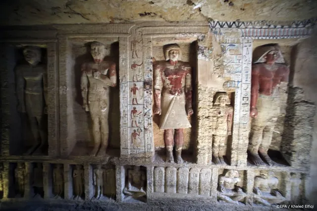 Egypte toont 'unieke graftombe' aan de wereld