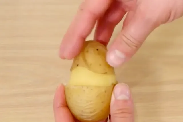Aardappelen schillen is een klein feestje als je het zo doet (video)