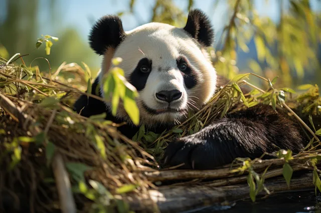 Een mogelijk jong voor de reuzenpanda's in Ouwehands