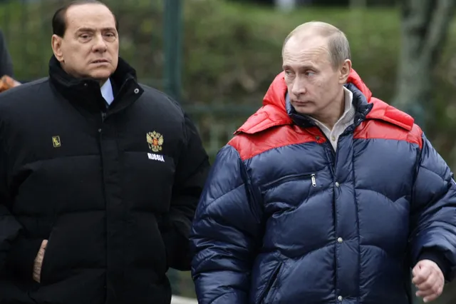 Silvio Berlusconi vond jagen eng, Maar hij moest van zijn vriend Poetin