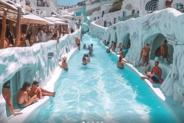 Het Waanzinnige Griekse Zwembadpaleis dat nooit bestond