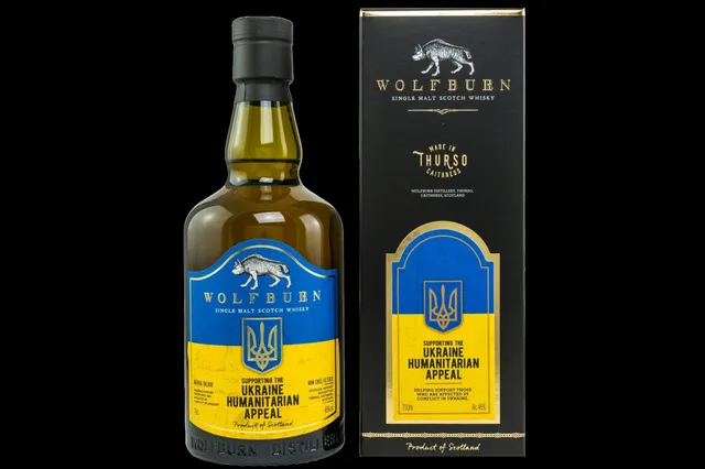 Wolfburn Ukraine Humanitarian fles nagenoeg uitverkocht