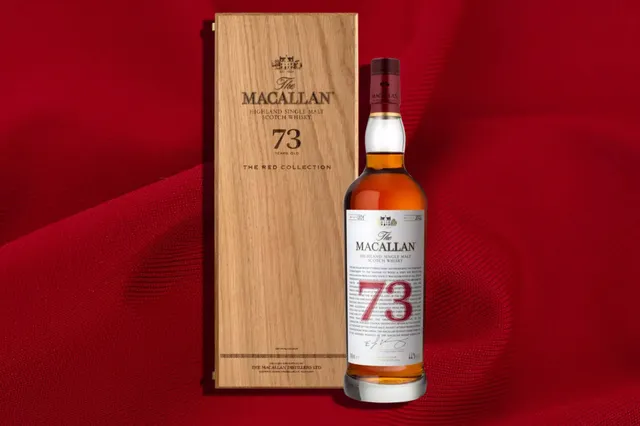 Deze The Macallan whisky is maar liefst 73 jaar oud en rood van kleur