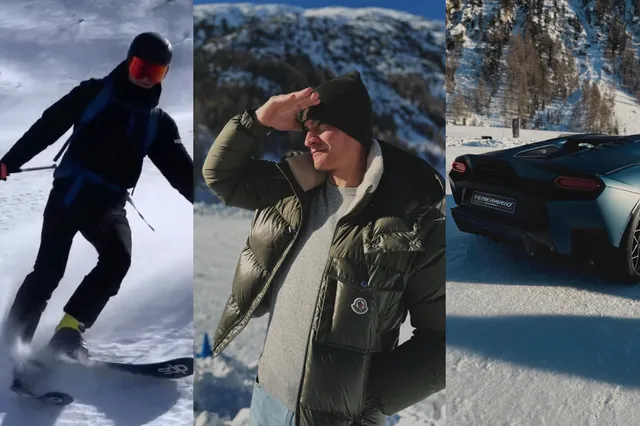 KIJK. Mathieu van der Poel laat zich helemaal gaan op skireis in Livigno