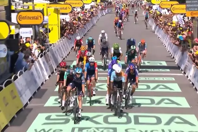 Sprint in de Tour de France