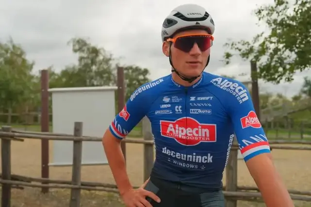 Mathieu van der Poel in Alpecin trui