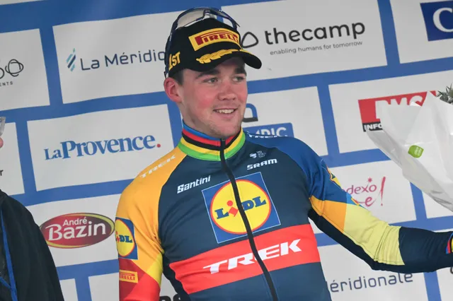 "Hij was zo f*cking sterk!" - Mads Pedersen vol lof over Marco Frigo na spannende finale van etappe 2 in de Tour de la Provence