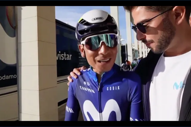 VIDEO: Alejandro Valverde en Nairo Quintana trainen samen voor de Tour Colombia