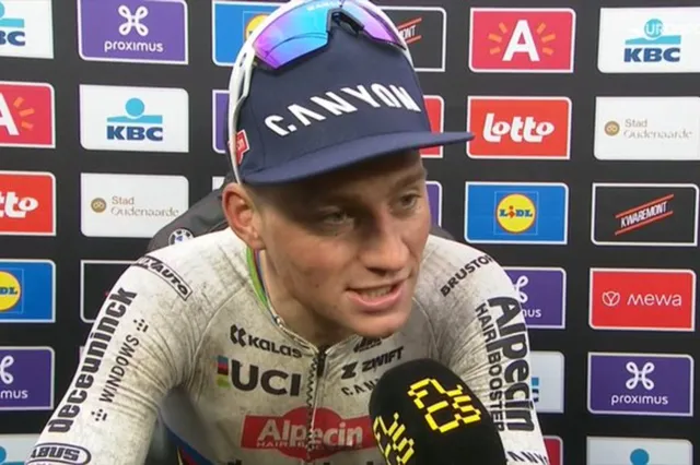 "Ik kan nog niet aan Roubaix denken. Ik ben nu helemaal kapot" - Mathieu van der Poel heeft alles gegeven voor zijn derde overwinning in de Ronde van Vlaanderen