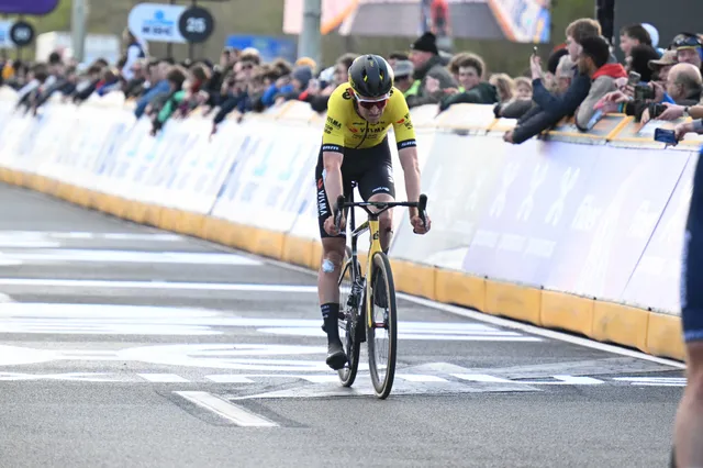 Tiesj Benoot baalt van late lekke band in de Ronde van Vlaanderen: "Misschien had ik anders wel kunnen strijden voor een podiumplek"