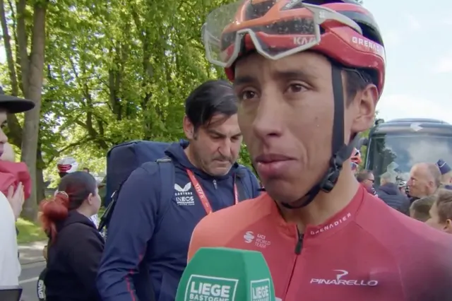 "Ik viel aan, ik werd enthousiast, ik had goede benen" - Egan Bernal imponeert bij debuut Luik-Bastenaken-Luik
